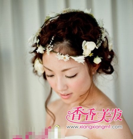 韩式新娘发型 最新韩版新娘发型(8)