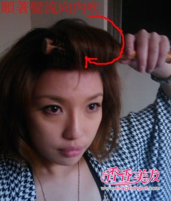 圆脸女生发型 简单常用发型(9)_www.xiangxian