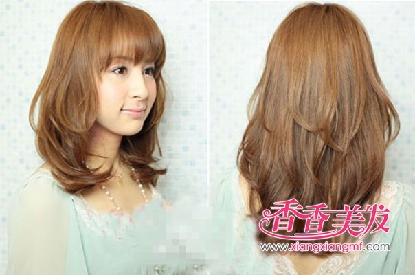 2012年适合大脸<em>女生发型图片</em> 冬日OL发型