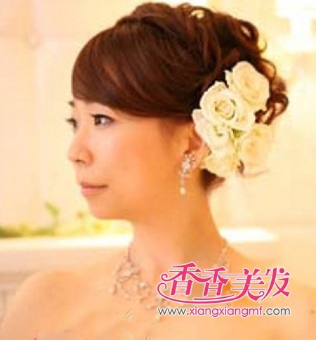 新娘婚发 最新时尚新娘发型(8)_www.xiangxian