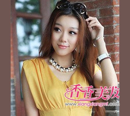 2012头发最流行的颜色 秋天瘦脸发型(9)