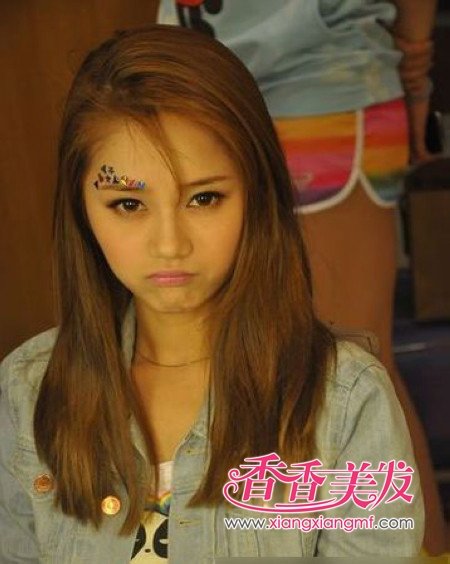 最新长发型+女生发型+2011快乐女声付梦妮居