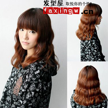 长头发蛋卷头图片+长版蛋卷头发型分析(2)