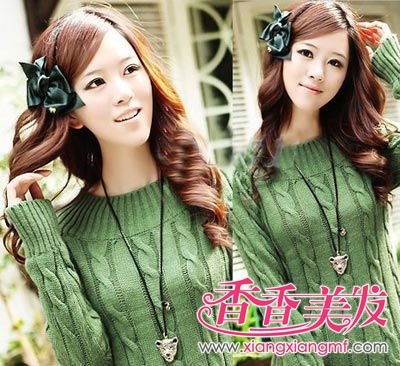 时尚的螺旋<em>卷发型图片</em>展示(4)_www.xiangxian