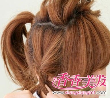 <em>短发</em>烫发<em>怎样盘起来</em>好看 盘出一款好看发型 女