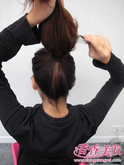 水水长发发型diy <em>长头发方法</em>图解精讲(2)_www
