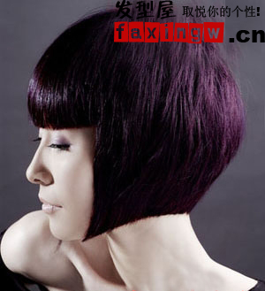 深紫<em>红色头发</em> 全面的<em>紫红色头发</em>图片(4)
