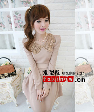 时尚的韩式辫子发型的美丽图片集韩国发型之辫