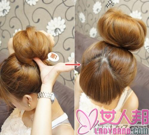 简单包包头<em>扎法</em>技巧(3)