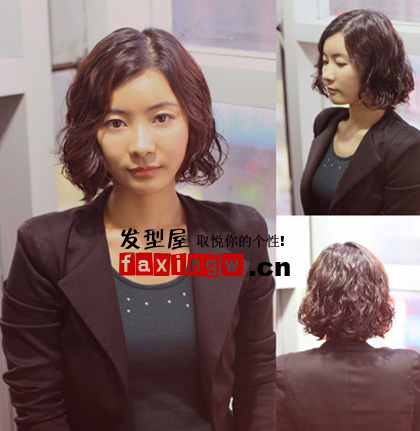 流行的韩国女生中短发发型