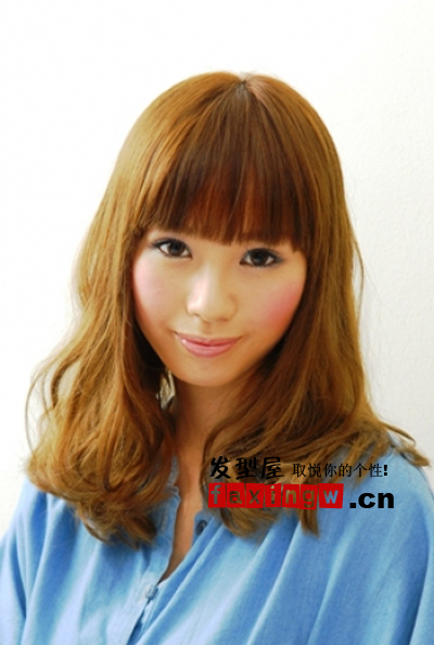 流行发型+梨花头