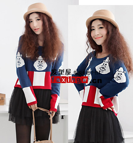 时尚的<em>麦穗烫发型</em>图片小麦穗烫(