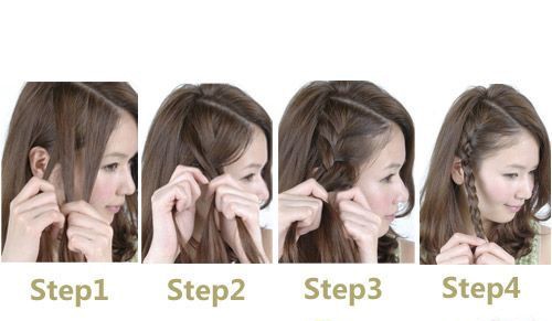 最倩丽<em>的头发</em>的<em>编法</em>图解好看的<em>简单的编发</em>