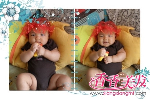 粉雕玉琢的4岁<em>女孩</em>发型<em>扎法</em>