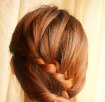 怎样从头顶编头发 最流行最漂亮的上班族实用