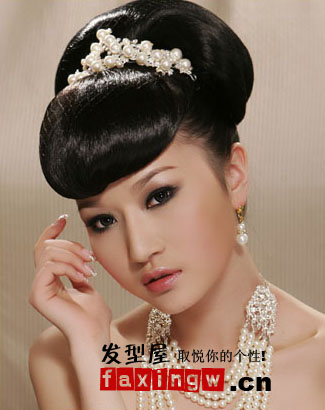中式新娘妆发型 婚礼新娘发型大全