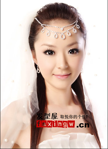中式新娘妆发型 婚礼新娘发型大全(2)