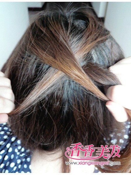 DIY梨花头+蜈蚣头　2012梨花头发型图片