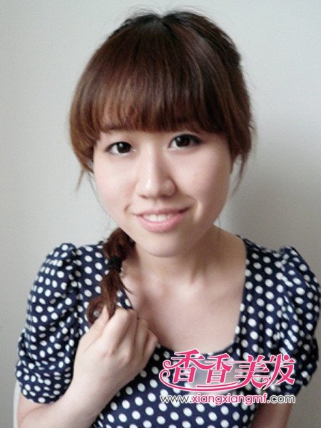 DIY梨花头+蜈蚣头　2012梨花头发型图片