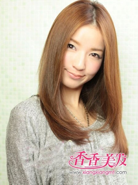 2012年适合大脸女生发型图片 冬日OL发型