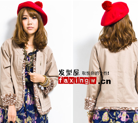 中长斜刘海梨花头,中长款梨花头