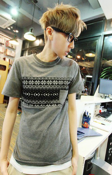 新年男学生非主流短发发型